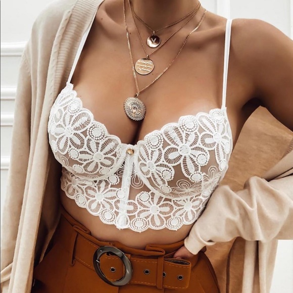 Push-up Top Cropped bra & panty - 2 piece set - Picture 11 of 16